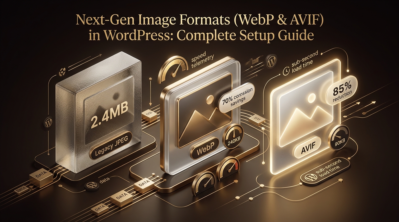 WordPress performance and development guide for Next-Gen Image Formats (WebP & AVIF) in WordPress: Complete Setup Guide